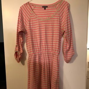 Slouched striped dress